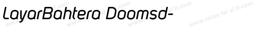 LayarBahtera Doomsd字体转换